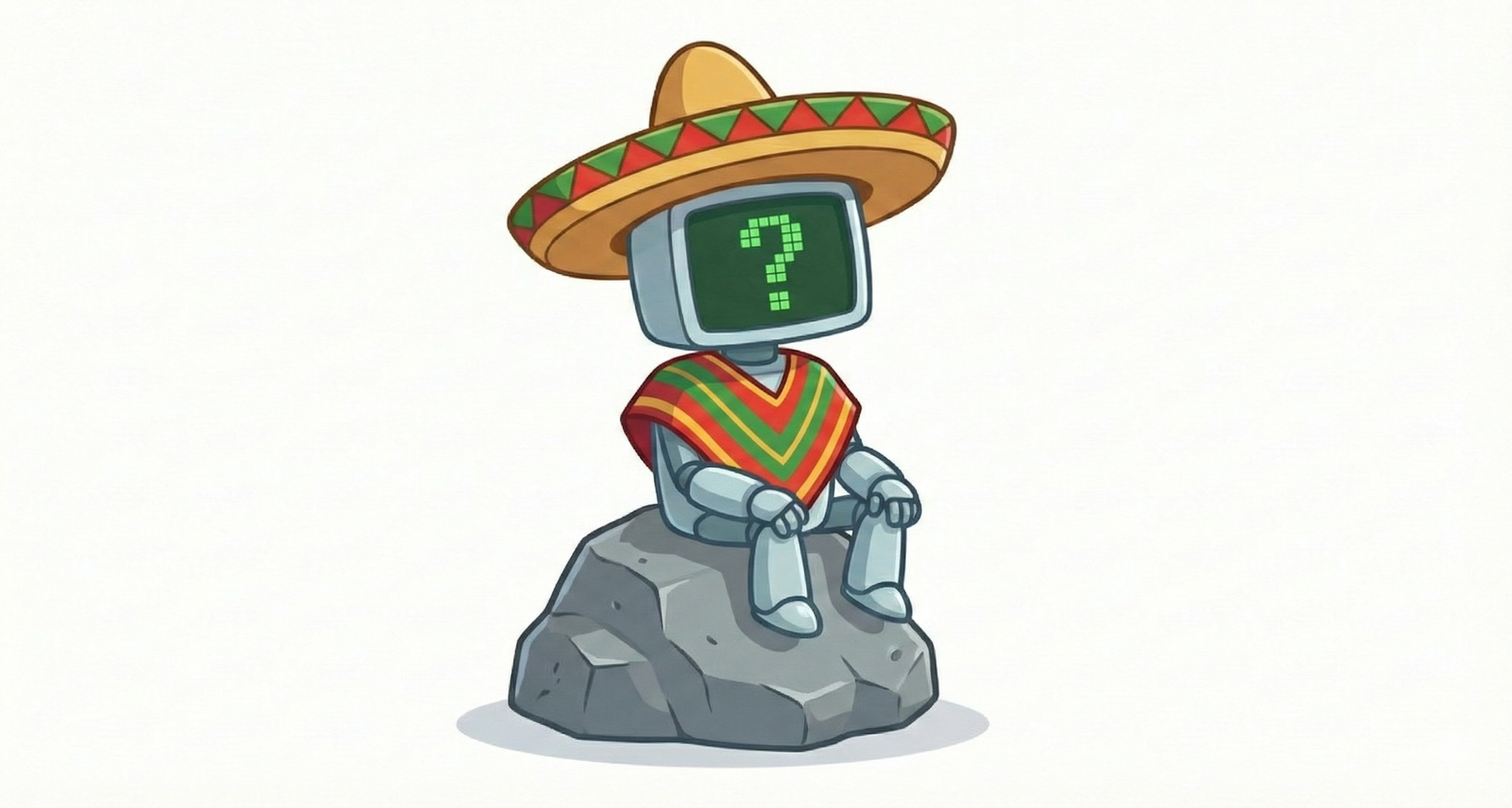 Robot preguntándose